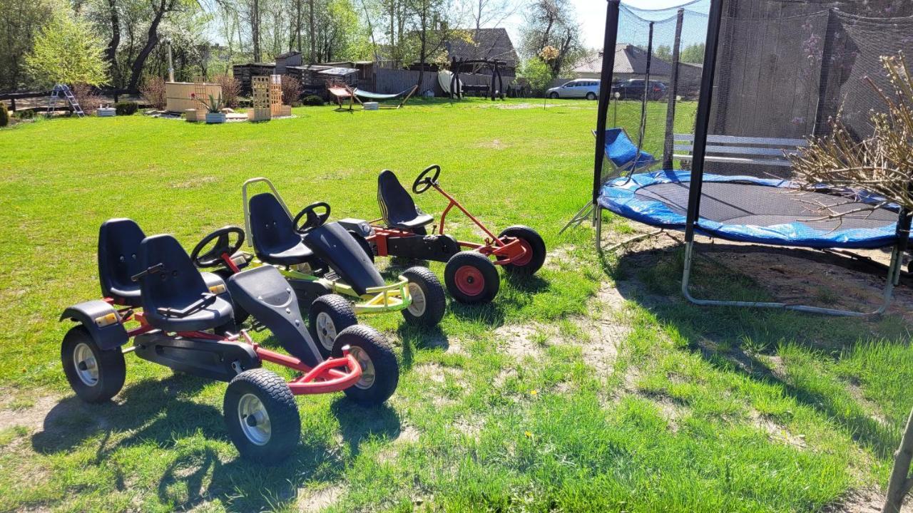 Vip Village Las Woda Rower - Podgrzewany Basen, Balia, Sauna Miedzierza エクステリア 写真