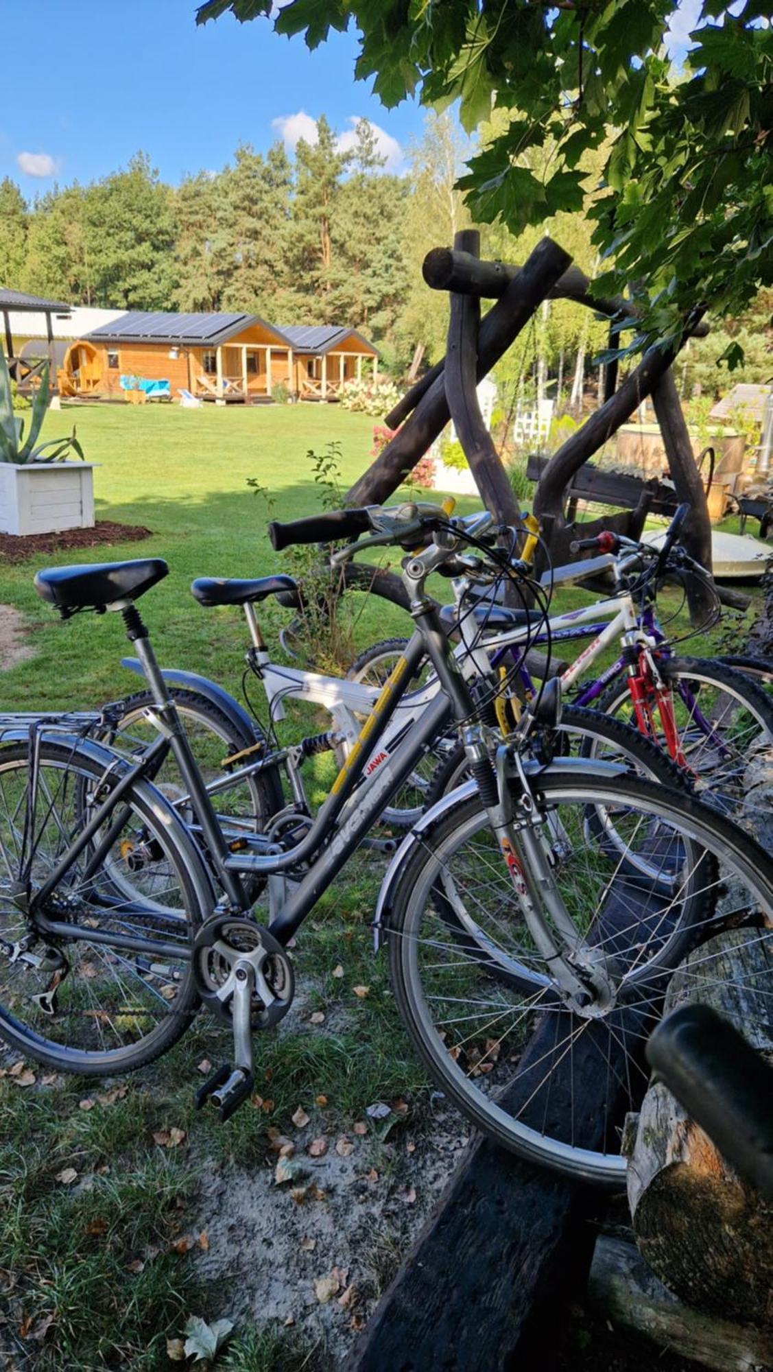 Vip Village Las Woda Rower - Podgrzewany Basen, Balia, Sauna Miedzierza エクステリア 写真