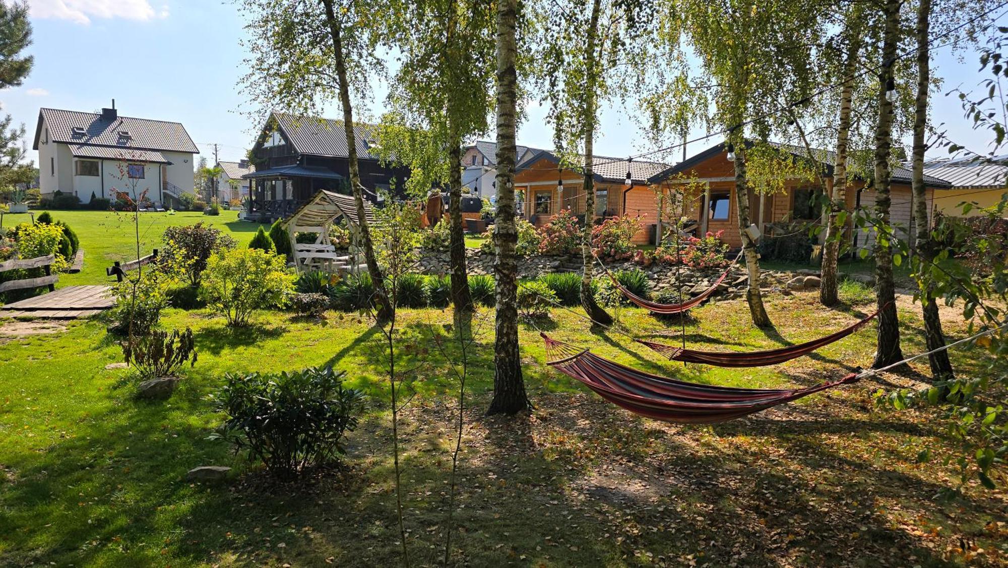 Vip Village Las Woda Rower - Podgrzewany Basen, Balia, Sauna Miedzierza エクステリア 写真